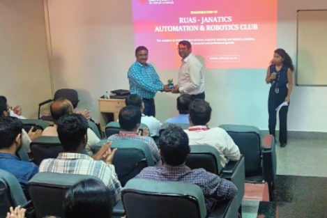 Inauguration of RUAS - JANATICS Automation & Robotics Club